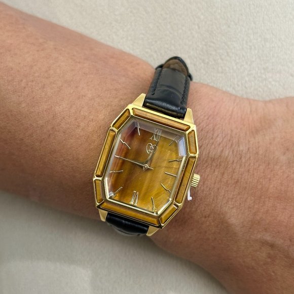 Brown Tiger’s Eye Gemstone Watch, Natural Stone Watch, Brand New, Quartz main image 6